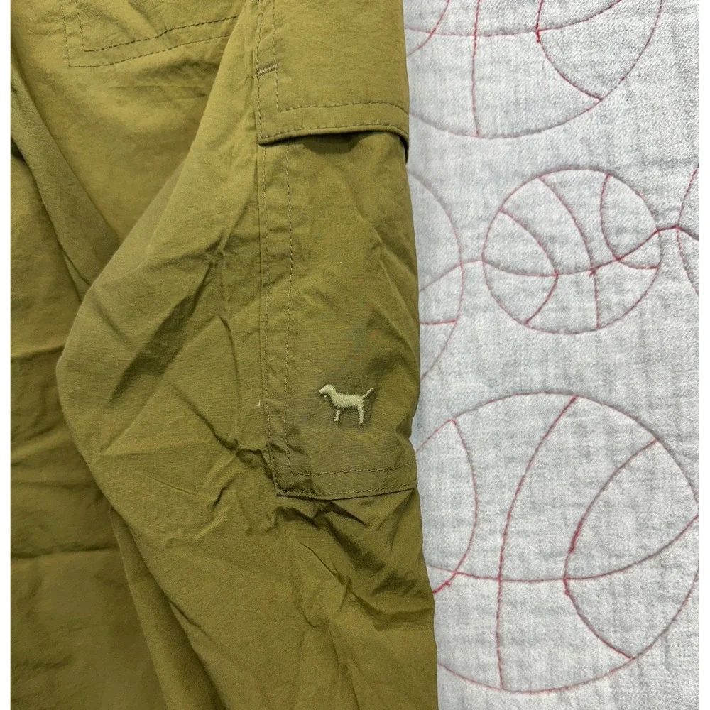 PINK Victoria's Secret Cargo Pants Olive Green Utility Baggy / Women's Small